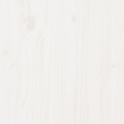 Giroletto Casetta Bambini Bianco 80x200 cm Legno Massello Pino - homemem39