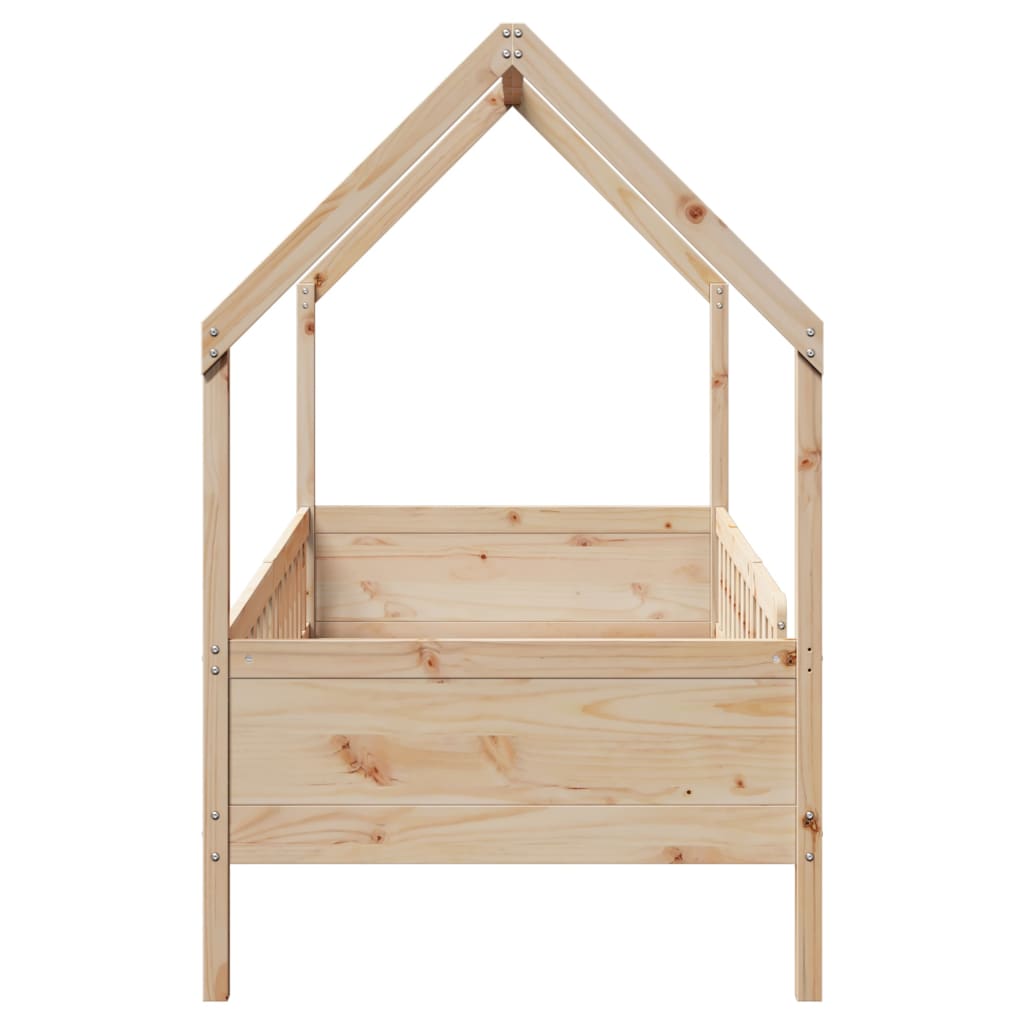 Giroletto Casetta per Bambini 90x200 cm Legno Massello di Pino | homemem39