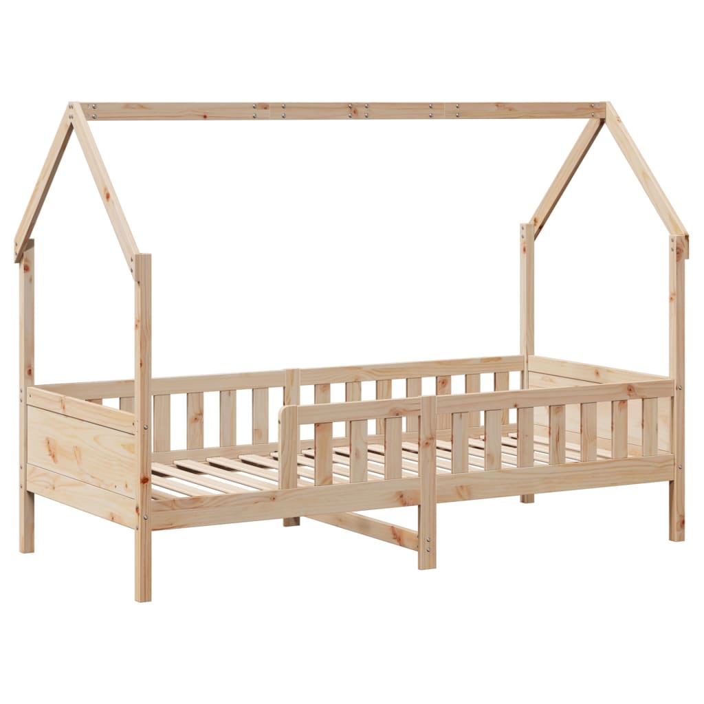 Giroletto Casetta per Bambini 80x200 cm Legno Massello di Pino | homemem39