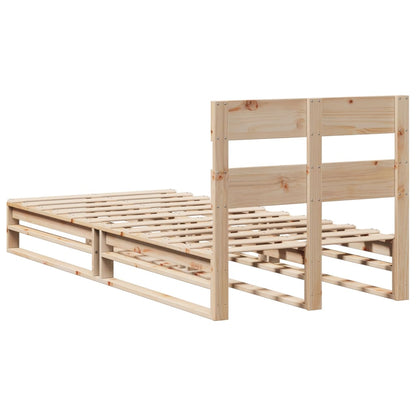 Giroletto senza Materasso 100x200 cm in Legno Massello di Pino | homemem39