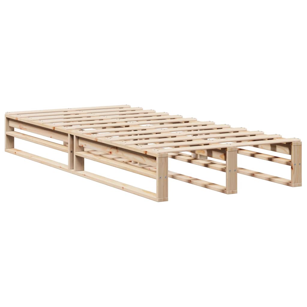 Letto senza Materasso 75x190 cm in Legno Massello Pino | homemem39