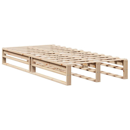 Letto senza Materasso 75x190 cm in Legno Massello Pino | homemem39