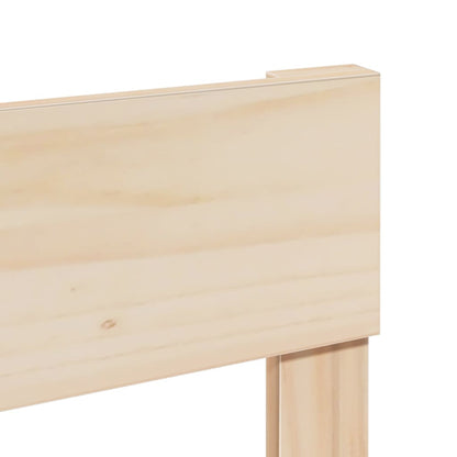 Letto senza Materasso 75x190 cm in Legno Massello Pino | homemem39