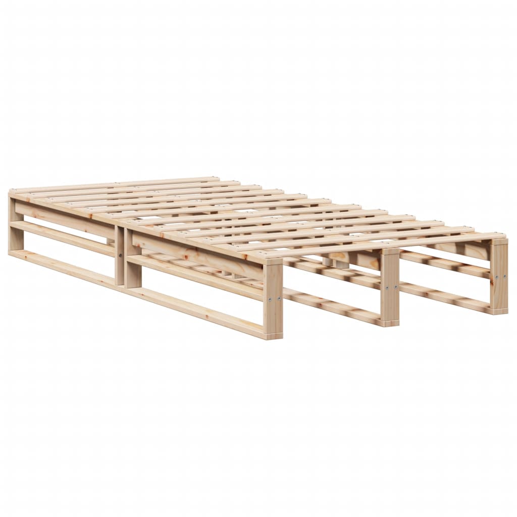 Letto senza Materasso 90x190 cm in Legno Massello di Pino | homemem39