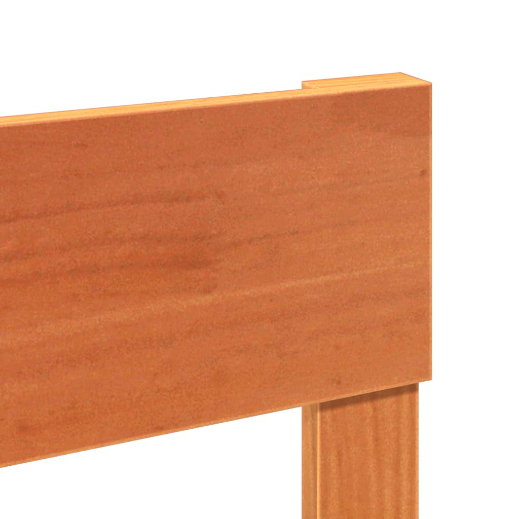 Letto senza Materasso Marrone Cera 90x190 cm in Legno di Pino - homemem39