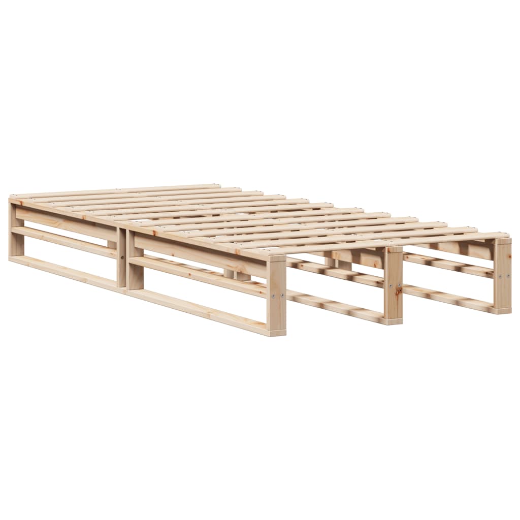 Letto senza Materasso 90x200 cm in Legno Massello di Pino - homemem39