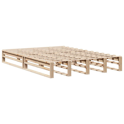 Letto senza Materasso 120x200 cm in Legno Massello di Pino | homemem39