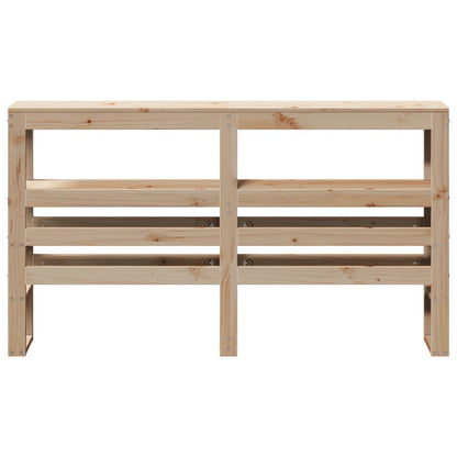 Testiera con Ripiani 120 cm in Legno Massello di Pino | homemem39