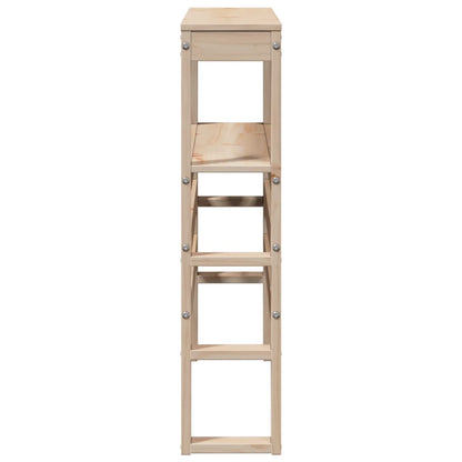 Testiera con Ripiani 100 cm in Legno Massello di Pino