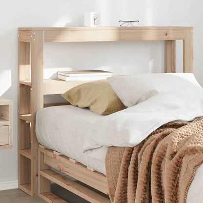 Testiera con Ripiani 75 cm in Legno Massello di Pino | homemem39