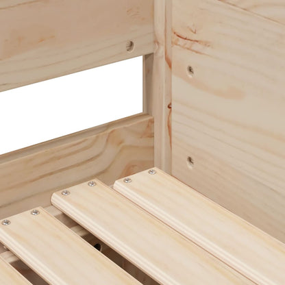 Divano Letto con Letto Estraibile 90x200cm Legno Massello Pino - homemem39