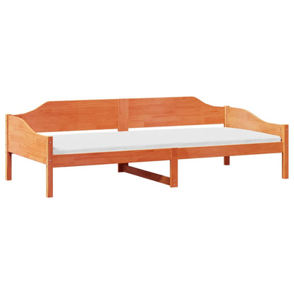 Letto senza Materasso Marrone Cera 80x200 cm Legno di Pino | homemem39