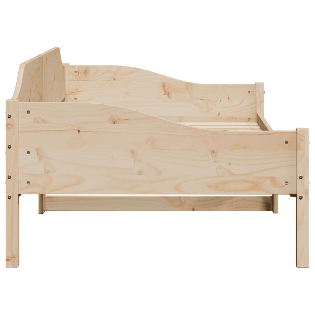 Letto senza Materasso 90x200 cm in Legno Massello di Pino - homemem39