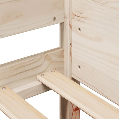 Letto senza Materasso 90x200 cm in Legno Massello di Pino | homemem39