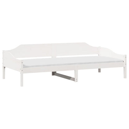 Letto senza Materasso Bianco 90x200 cm Legno Massello di Pino - homemem39