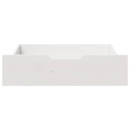 Cassettoni da Letto 2 pz Bianchi 65x55x17 cm in Legno di Pino | homemem39