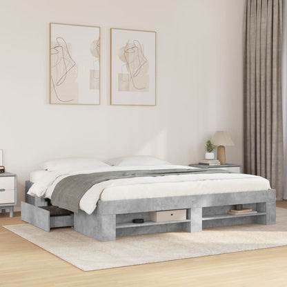 Giroletto Grigio Cemento 200x200 cm in Legno Multistrato - homemem39