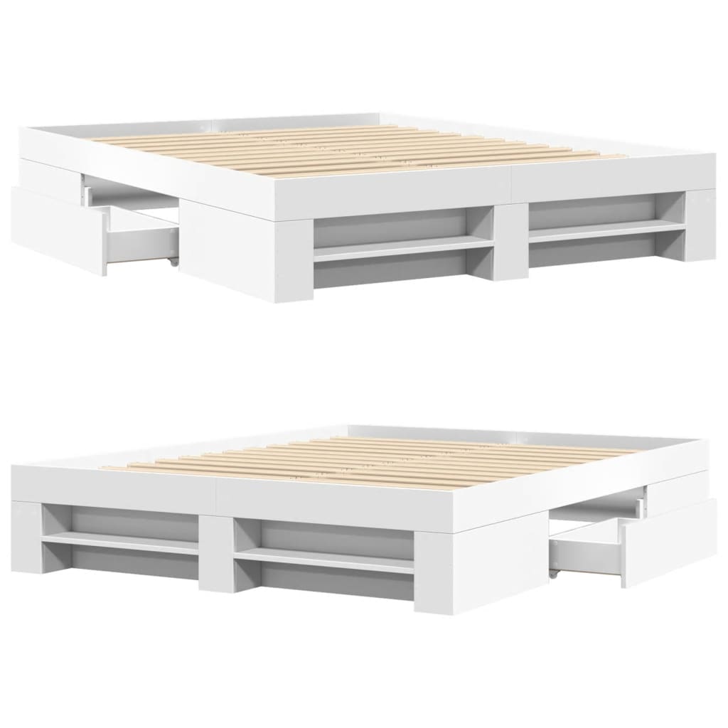 Giroletto Bianco 150x200 cm in Legno Multistrato - homemem39