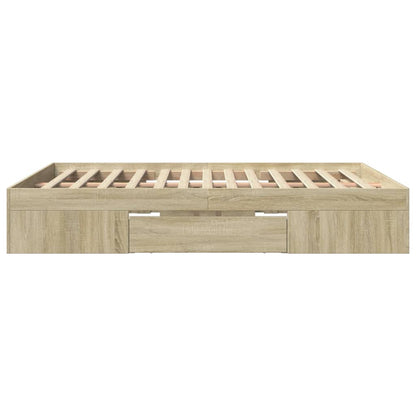 Giroletto senza Materasso Rovere Sonoma 150x200cm in Truciolato