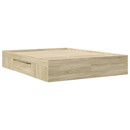Giroletto senza Materasso Rovere Sonoma 150x200cm in Truciolato
