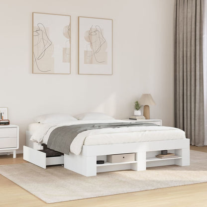 Giroletto Bianco 140x200 cm in Legno Multistrato | homemem39