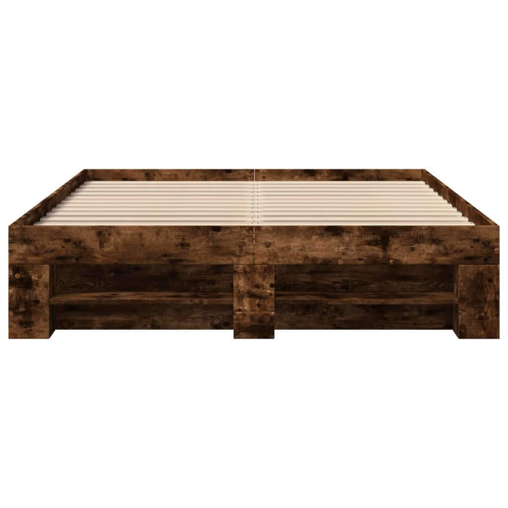 Giroletto senza Materasso Rovere Fumo 120x200 cm in Truciolato | homemem39