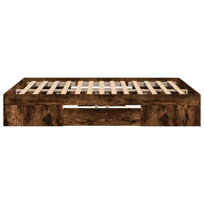 Giroletto senza Materasso Rovere Fumo 120x200 cm in Truciolato | homemem39
