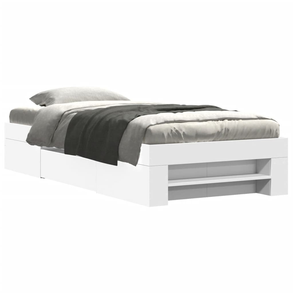 Giroletto Bianco 90x200 cm in Legno Multistrato