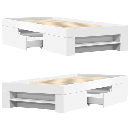 Giroletto Bianco 90x200 cm in Legno Multistrato | homemem39
