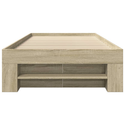 Giroletto senza Materasso Rovere Sonoma 90x200 cm in Truciolato - homemem39