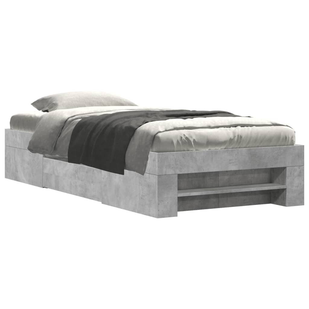 Giroletto Grigio Cemento 90x200 cm in Legno Multistrato | homemem39