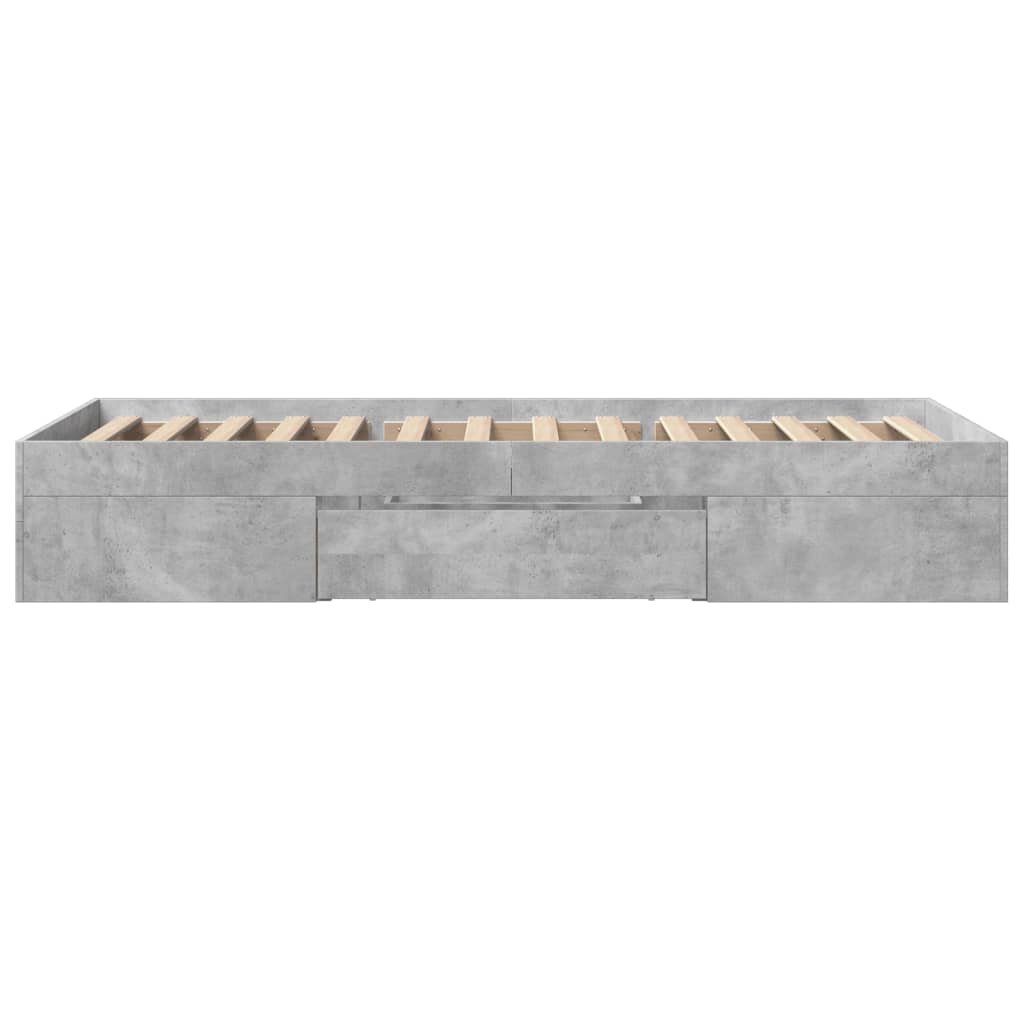 Giroletto Grigio Cemento 90x200 cm in Legno Multistrato | homemem39