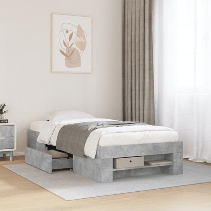 Giroletto Grigio Cemento 90x200 cm in Legno Multistrato | homemem39