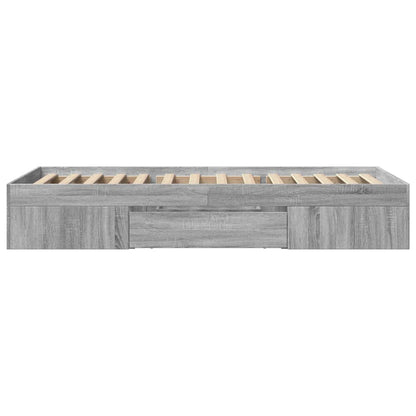 Giroletto Grigio Sonoma 90x200 cm in Legno Multistrato | homemem39