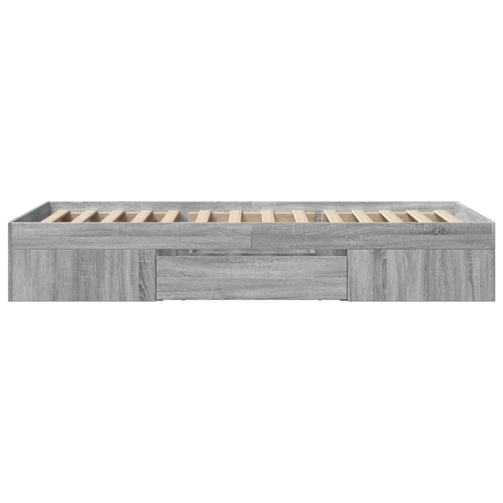 Giroletto Grigio Sonoma 90x200 cm in Legno Multistrato