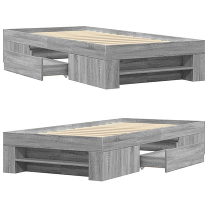 Giroletto Grigio Sonoma 90x200 cm in Legno Multistrato