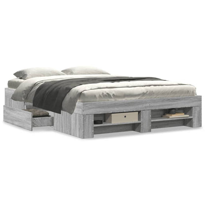 Giroletto Grigio Sonoma 140x190 cm in Legno Multistrato