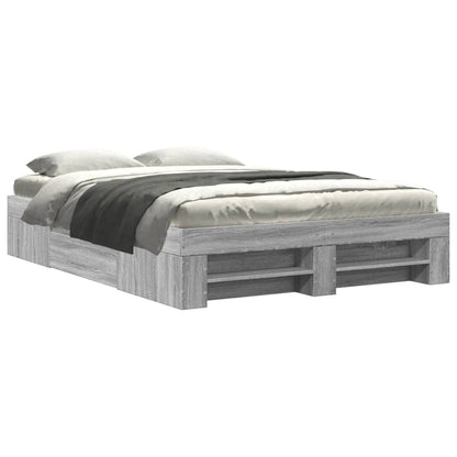 Giroletto Grigio Sonoma 135x190 cm in Legno Multistrato | homemem39