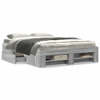 Giroletto Grigio Sonoma 135x190 cm in Legno Multistrato