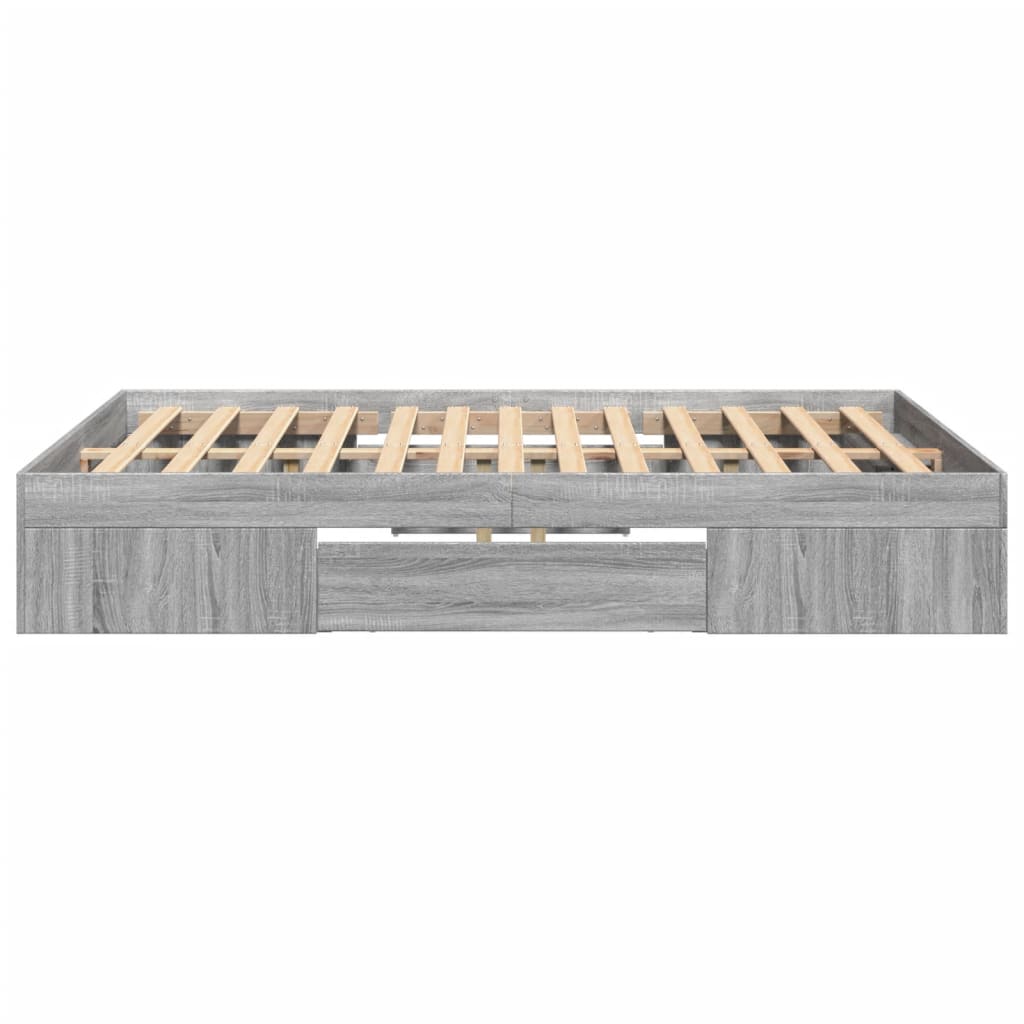 Giroletto Grigio Sonoma 135x190 cm in Legno Multistrato