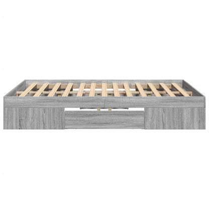 Giroletto Grigio Sonoma 135x190 cm in Legno Multistrato