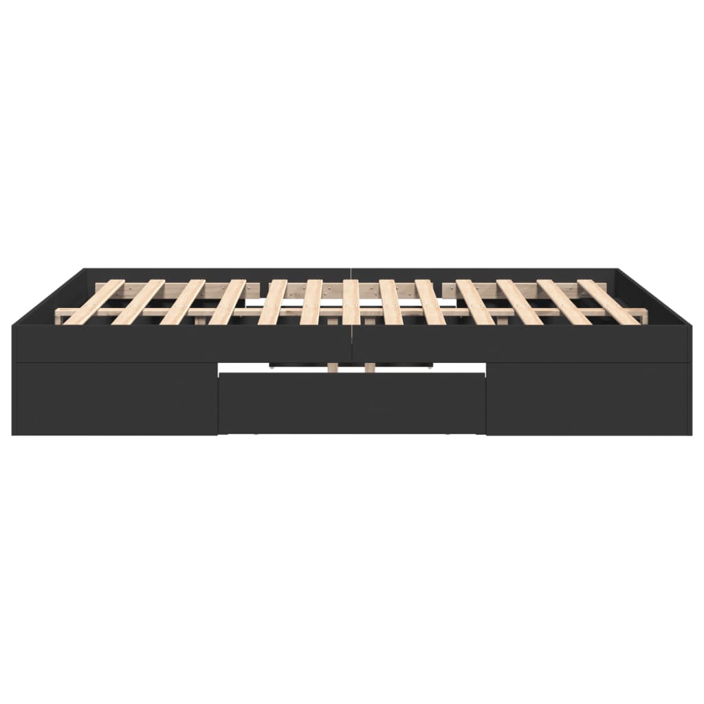 Giroletto Nero 120x190 cm in Legno Multistrato