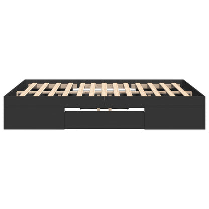 Giroletto Nero 120x190 cm in Legno Multistrato