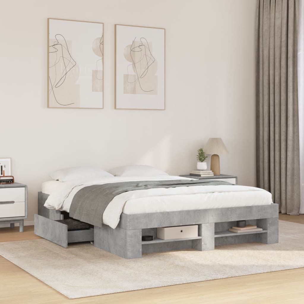 Giroletto Grigio Cemento 120x190 cm in Legno Multistrato - homemem39