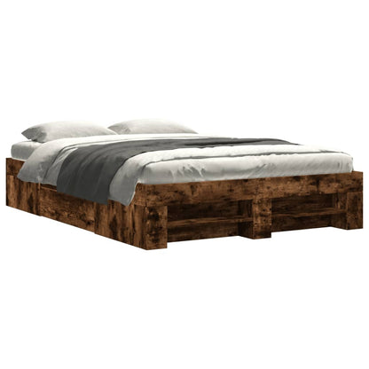 Giroletto senza Materasso Rovere Fumo 120x190 cm in Truciolato