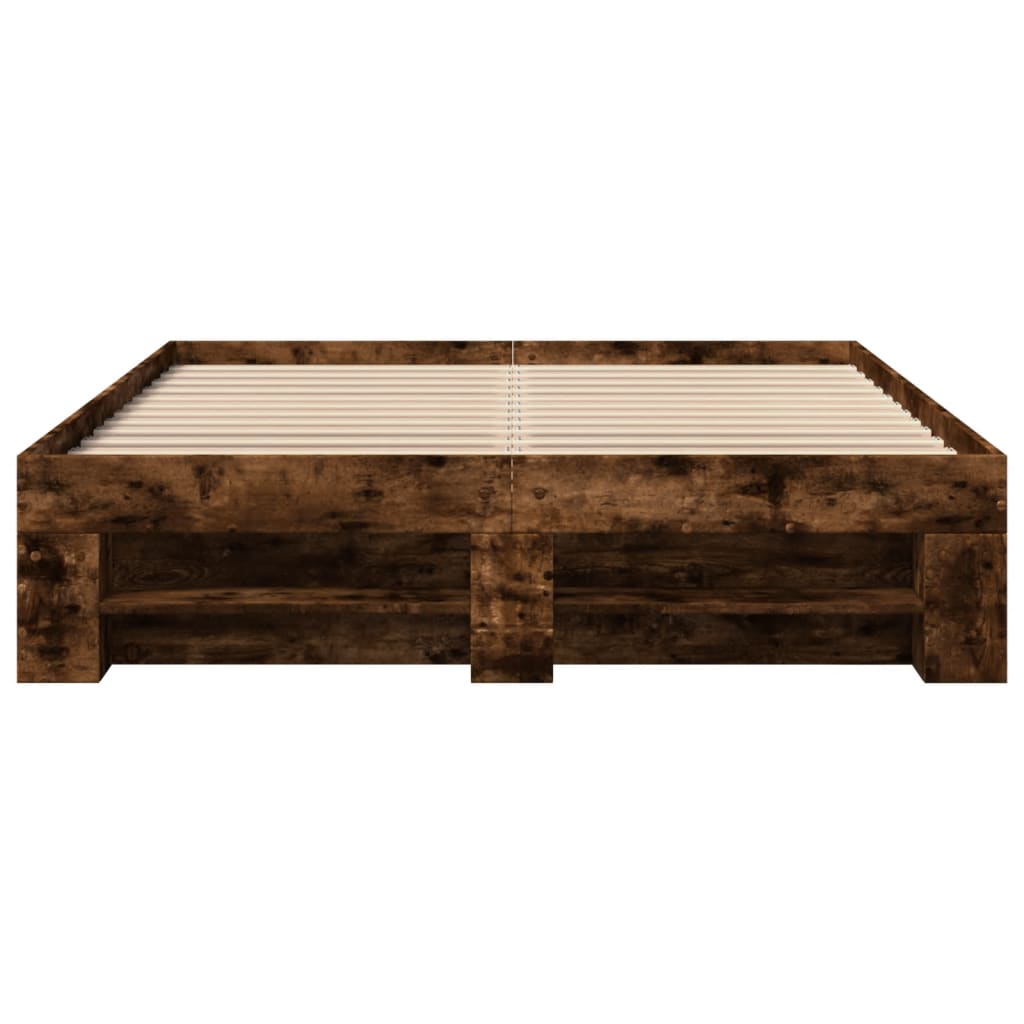 Giroletto senza Materasso Rovere Fumo 120x190 cm in Truciolato | homemem39