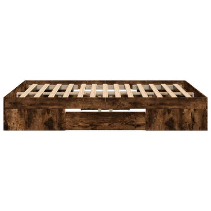 Giroletto senza Materasso Rovere Fumo 120x190 cm in Truciolato