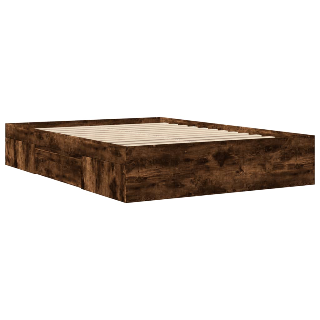 Giroletto senza Materasso Rovere Fumo 120x190 cm in Truciolato | homemem39