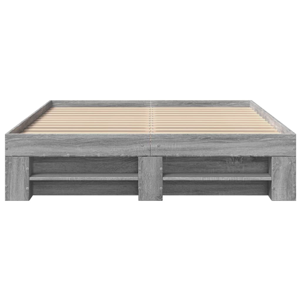 Giroletto Grigio Sonoma 120x190 cm in Legno Multistrato | homemem39