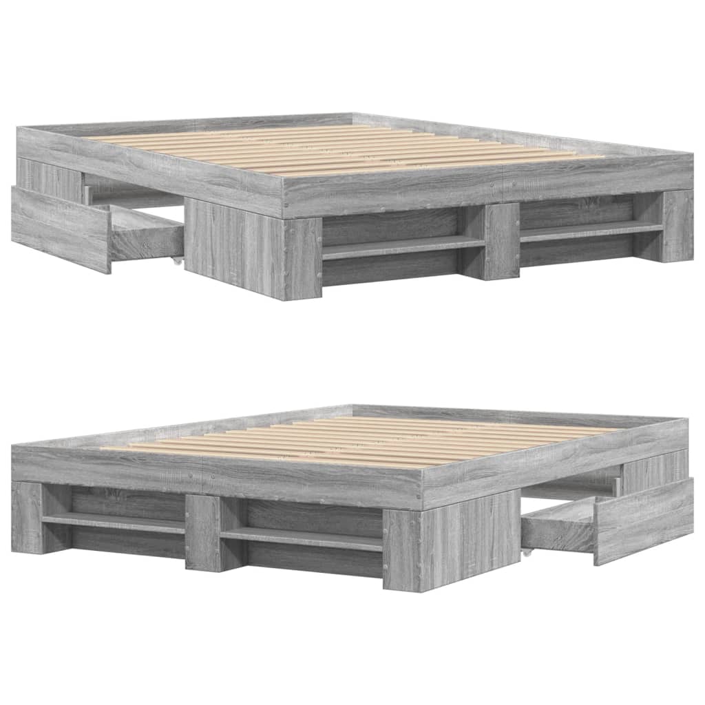 Giroletto Grigio Sonoma 120x190 cm in Legno Multistrato